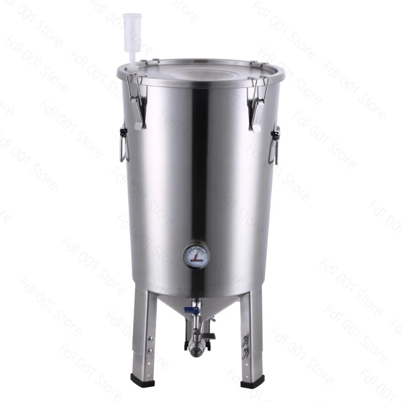 brewing beer equipment Stainless steel fermentation barrel tank Conical barrel Household small sealed tank 304 stainless steel