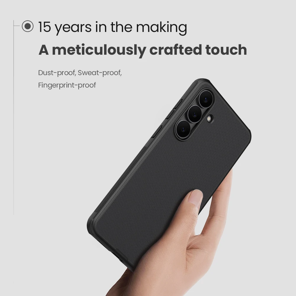 Für Samsung Galaxy S25 FE 5G Nillkin Hülle Hard PC Super Frosted Shield Pro Ultradünne 360-Grad-Rückseite mit mattem Schutz