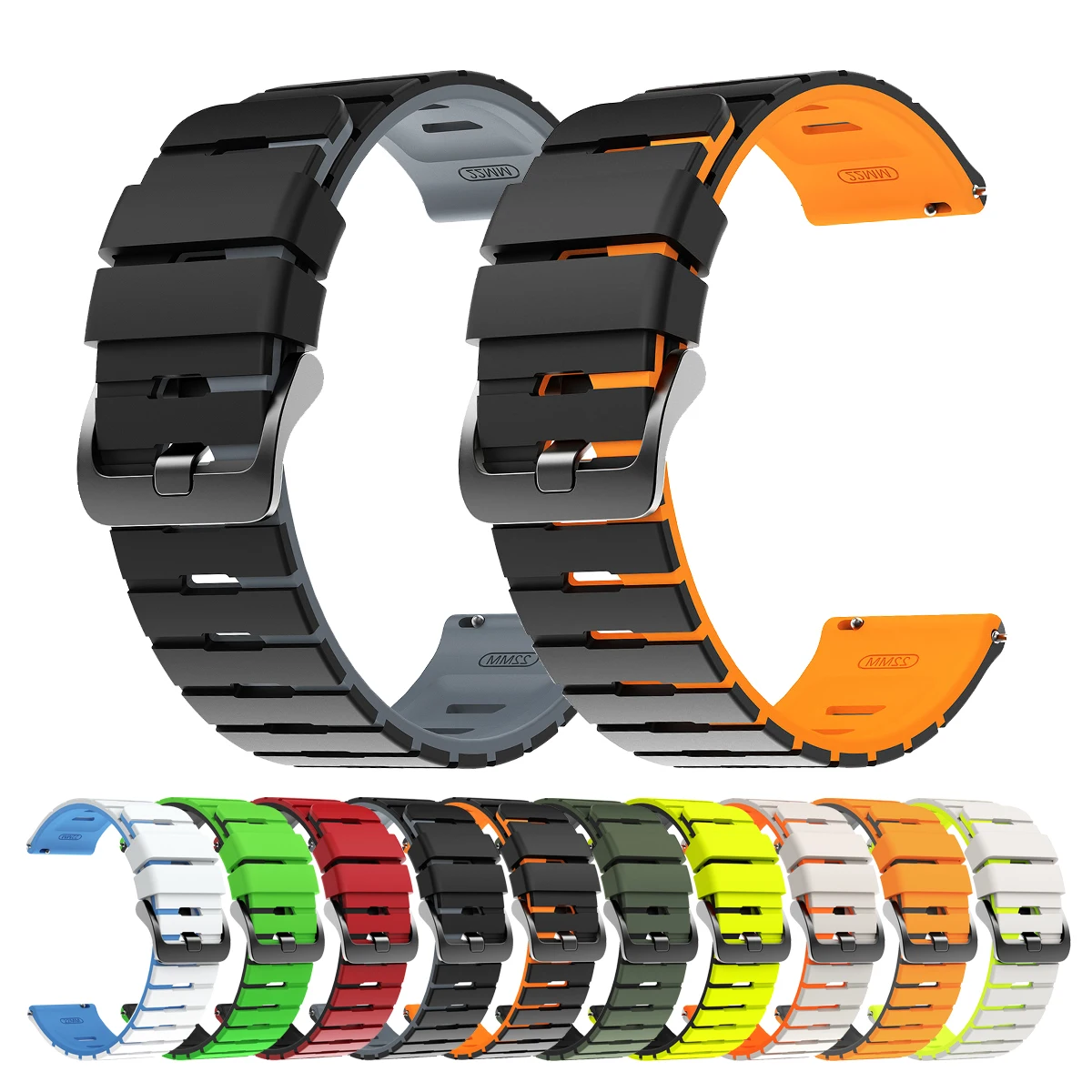 Correa de reloj deportivo para Fossil GEN 6 5 5E 44mm/GEN 5 LTE 45mm banda de silicona Gen 5 Carlyle/Julianna 22mm Correa pulsera