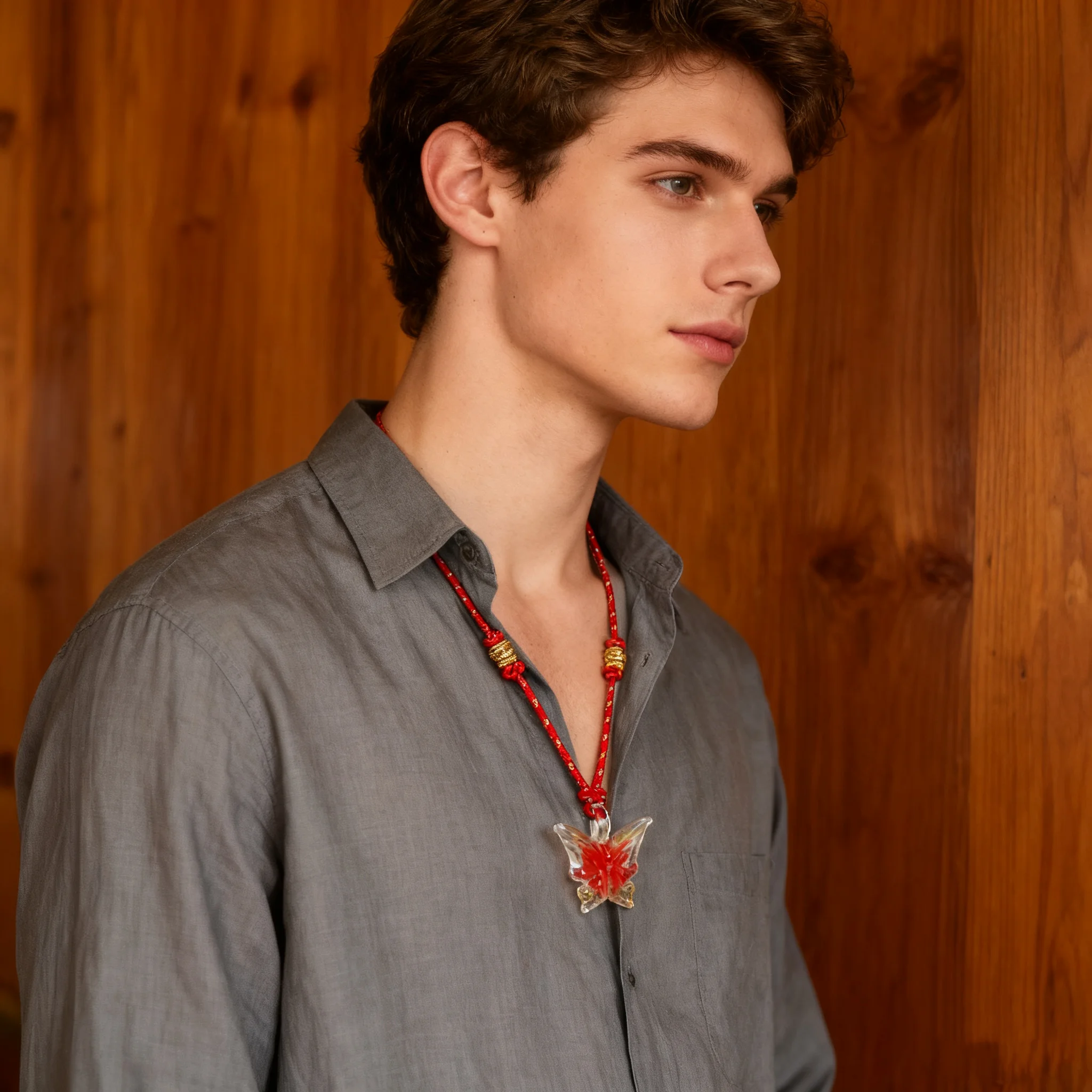 สร้อยคอทรงกลมหลายชั้นสไตล์โบฮีเมียนสุดอลังการ ทำมือ สีขาวน้ำเงิน วินเทจ สร้อยคอแบบยาวประดับลูกปัด สไตล์แอฟริกัน เหมาะเป็นของขวัญ