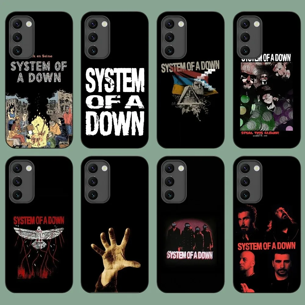 System of a Down Band Phone Case For Samsung Galaxy S20 S21 S22 S23 Fe Lite Plus Ultra Note Shell