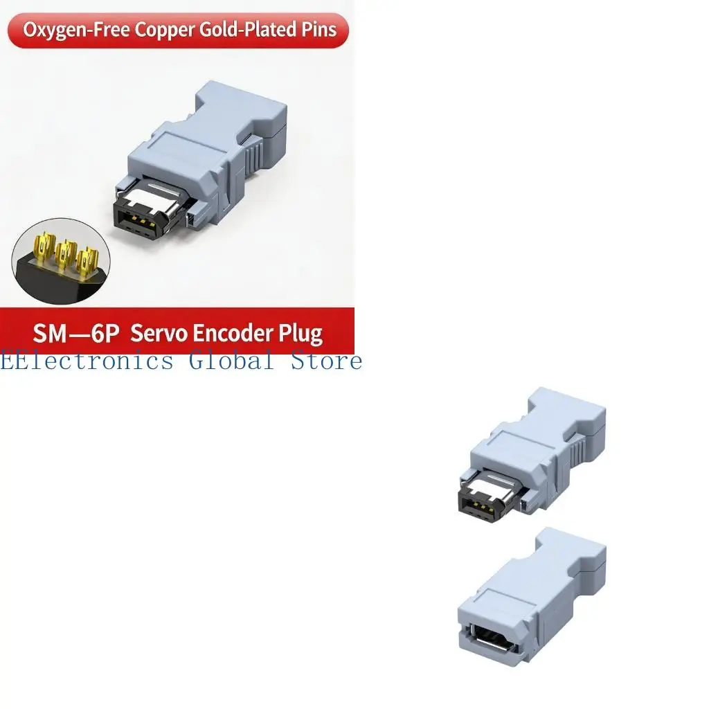 462B Control Cabinet 6 Pin Wiring Joiner Part with Plastic Housing for Replacement Service and Spare Supply Task Use