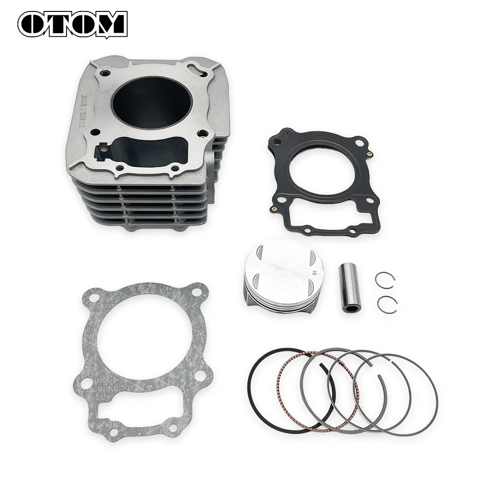 OTOM اسطوانة عدة ل LONCIN YB250R KEWS K23 أجزاء محرك الدراجة النارية 71 مللي متر اسطوانة كتلة المكبس طوقا المكبس الدائري #3