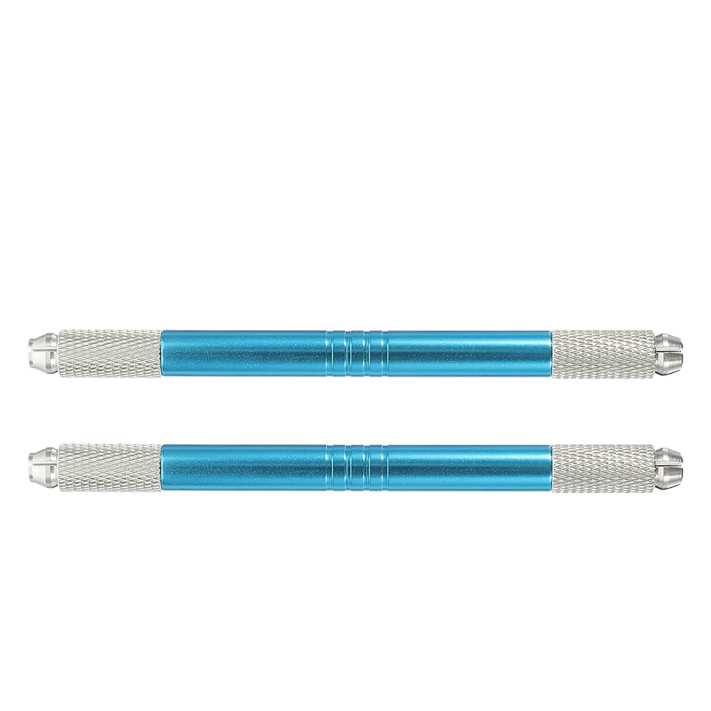 

2pcs Eyebrow Tattoo Pen Manual Brow Microfilling Tool Durable Materials Easy Use Ideal Eyebrows Filler Sparse Areas Full Look