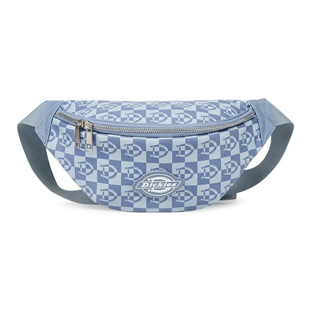 Dickies PVC Sling Bag, Fanny Pack, Crossbody Bag Unisex Denim Blue/Light Khaki/Classic Black DK-W091