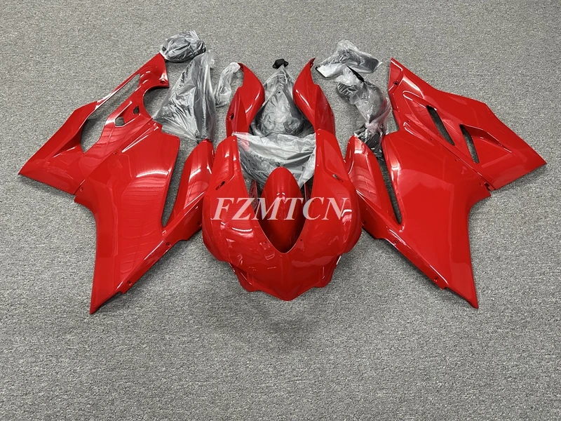 4Gifts New ABS Whole Fairings Kit Fit For DUCATI PANIGALE 959 1299 2015 2016 2017 2018 15 16 17 18 Bodywork Set Custom Red