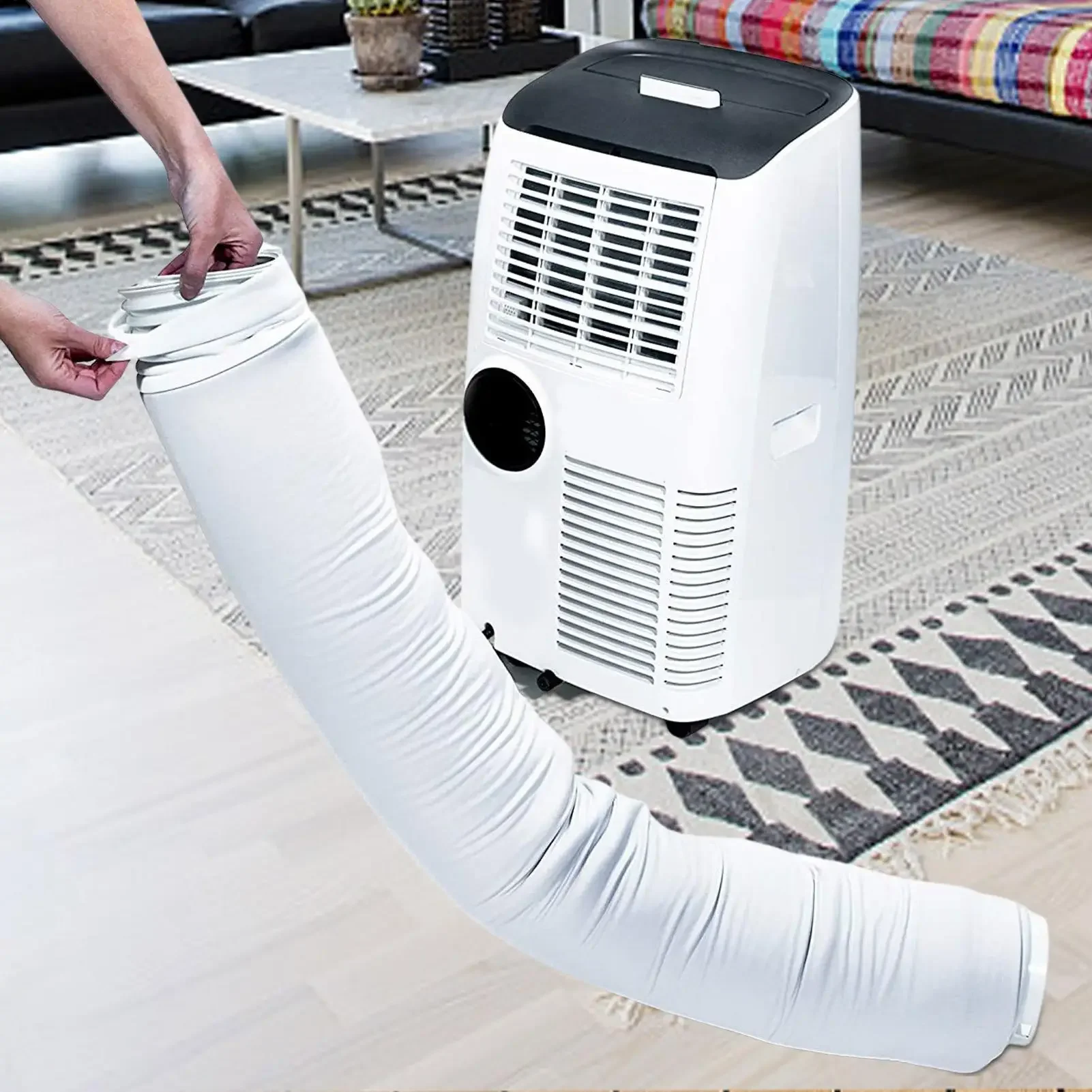 Portable Air Conditioner Hose Cover Wrap Dustproof Heat Insulation AC Hose Sleeve Air Cloth Air Outlet Pipe Tube Hose Cover