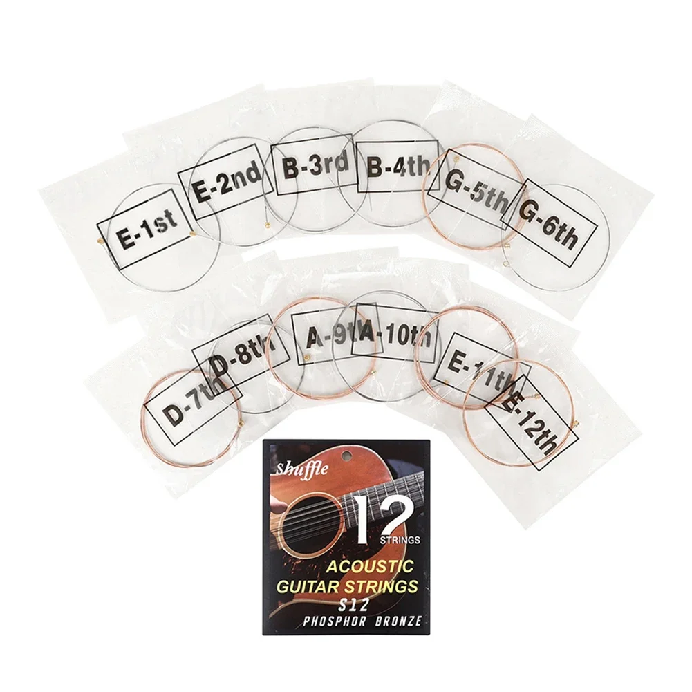 New Strings Guitar Strings Guitar Strings 12.7*11*1.6cm Hexagonal Core Improved Tuning Accuracy Rustproof Coated