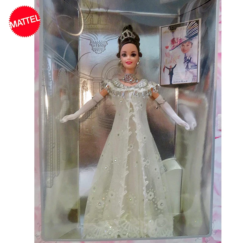 Original Barbie Dolls As Eliza Doolittle In My Fair Lady Embassy Ball Dress 1995 1/6 Toys for Girls Hollywood Legends Collection