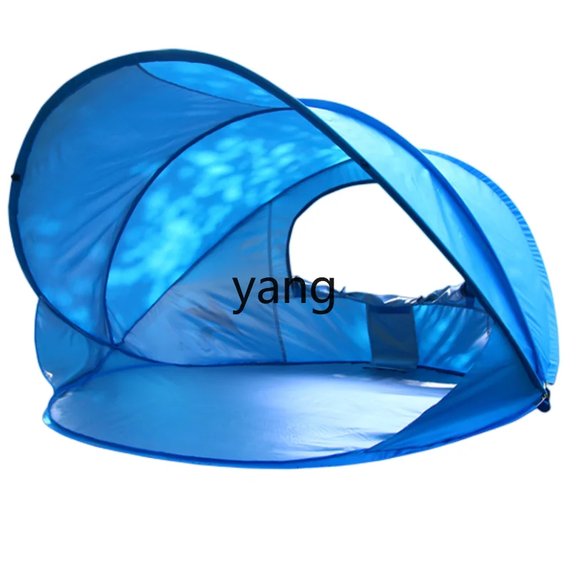 Yjq Corner Toy House Beach Sun Protection Windproof Leeward Tent Automatic Foldable and Portable Park