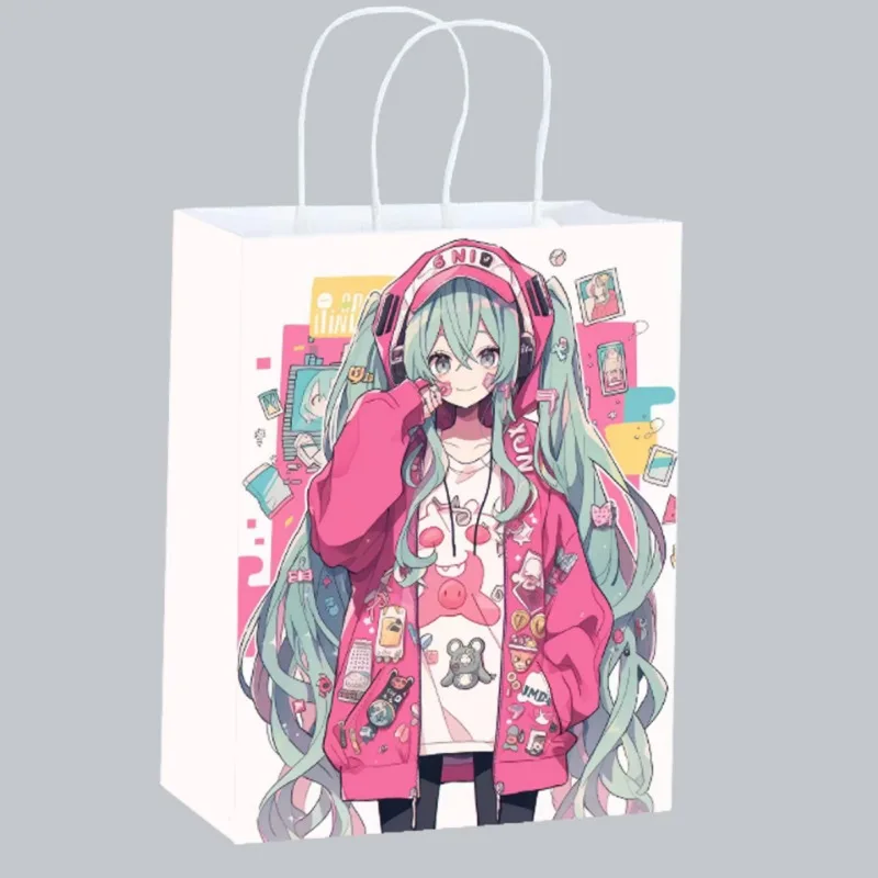 Sac en papier imprimé unique et Chimhatsune ata ku, pour toutes les occasions