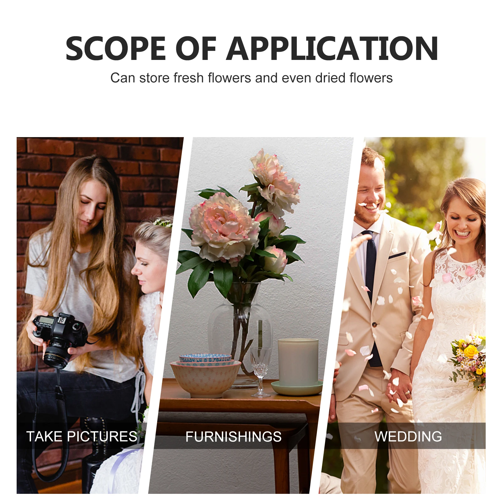 

Portable H made Rattan Flower Basket Woven Container Plant Holder Storage Basket Wedding Party Gift Fruit Decor