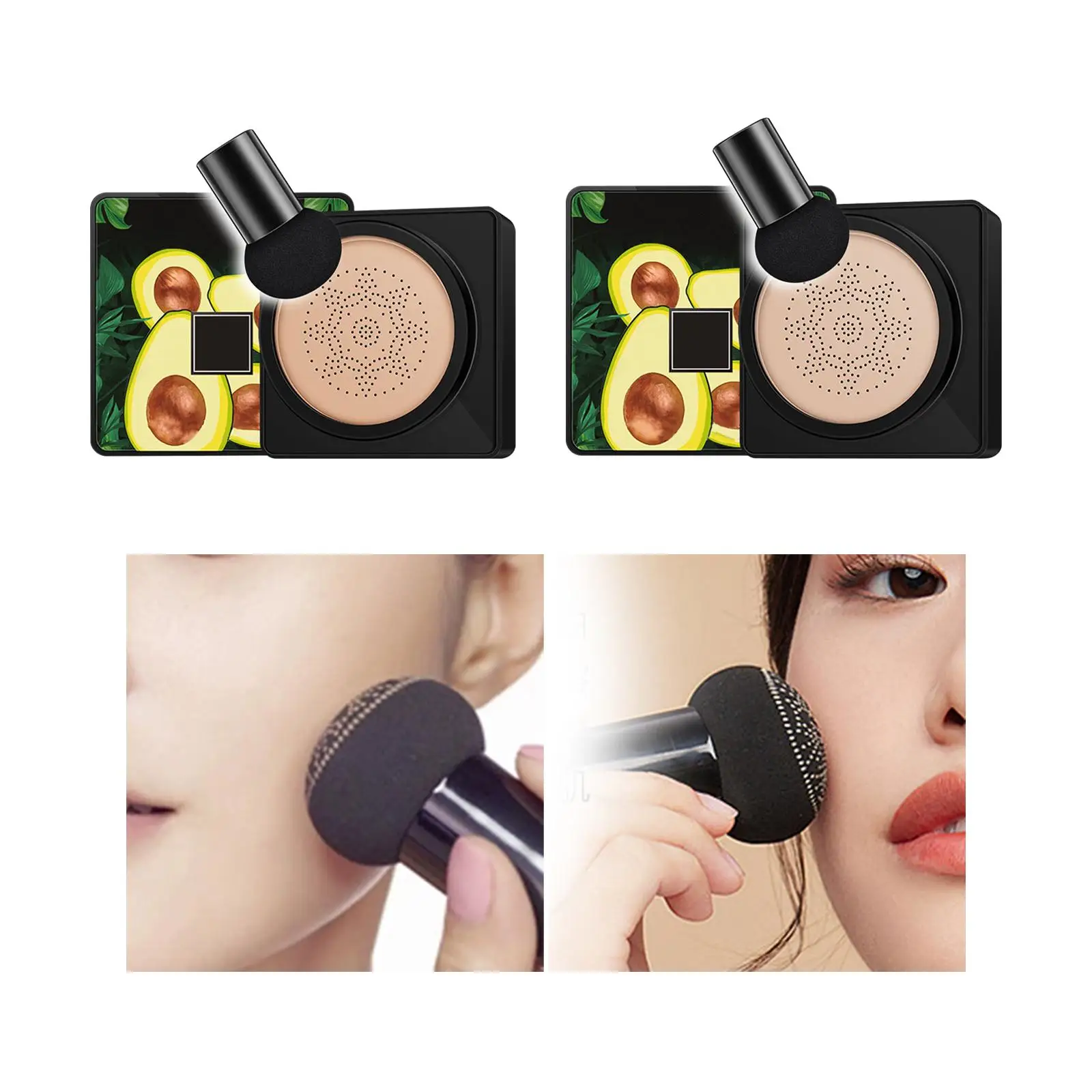 エアクッションクリーム フェイスメイクアップ ファンデーション ブライトニング 均一肌 保湿 ライトテクスチャー BBクリーム