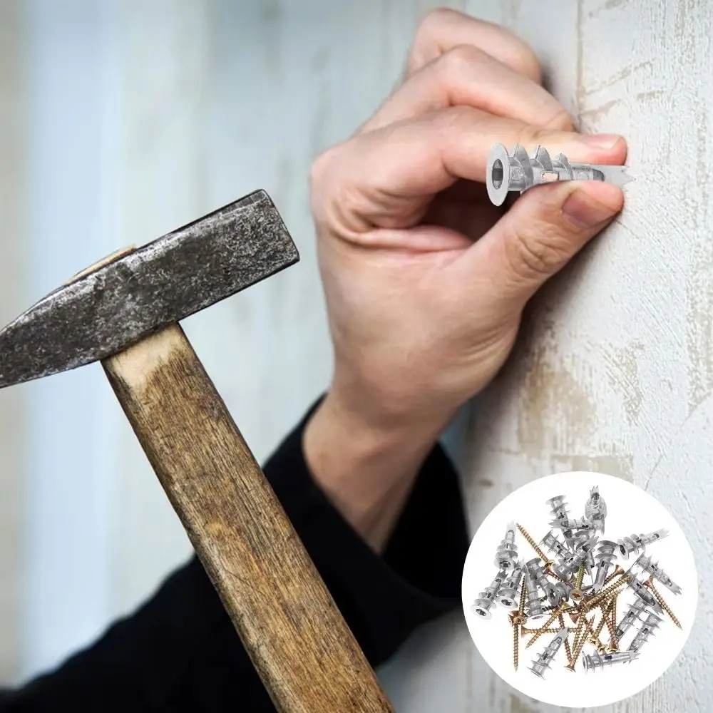 

54pcs Self-Drilling Screw Assortment Kit Prevent Loose Fastening Heavy Duty Metal Wall Screws Easy To Install Efficient