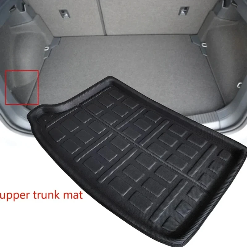 Car 3D EVA Trunk Mat For Volkswagen T-Cross Accessories VW T Cross 2019~2023 2022 2021 Cargo Trunk Waterproof Carpet Storage Pad