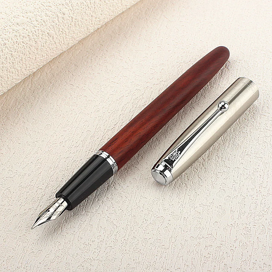 

Перьевая ручка Jinhao 51A, роскошные элегантные деревянные чернильные ручки для каллиграфии, EF/F наконечник, чернильные ручки для письма, школьные и офисные принадлежности, канцелярские принадлежности