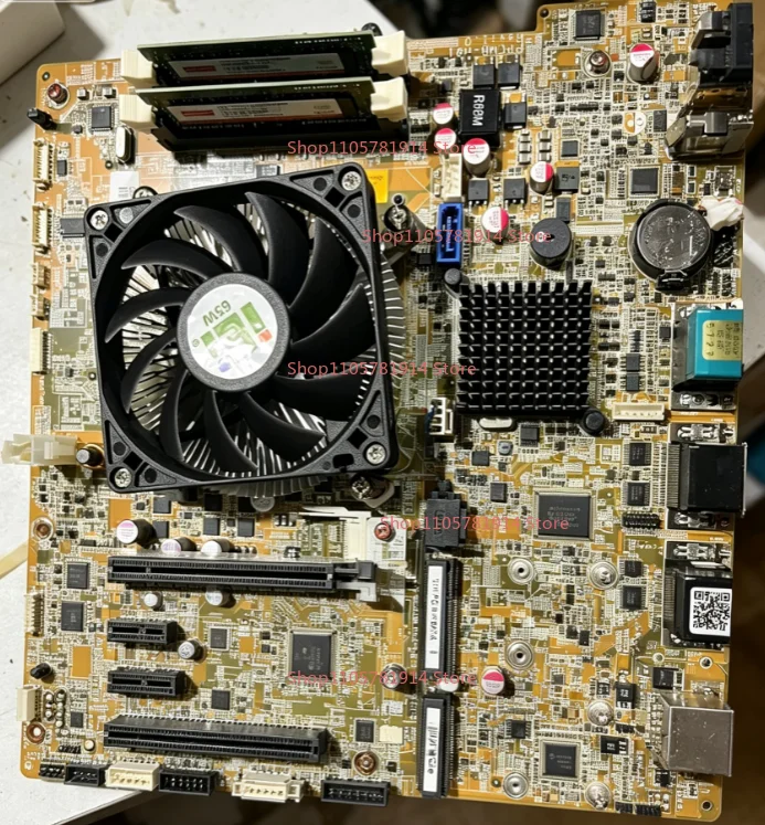 For IEI PPC-F17AA Main Board PPCMB-H81 Rev: 1.0 with 4G Memory G3420 with Fan