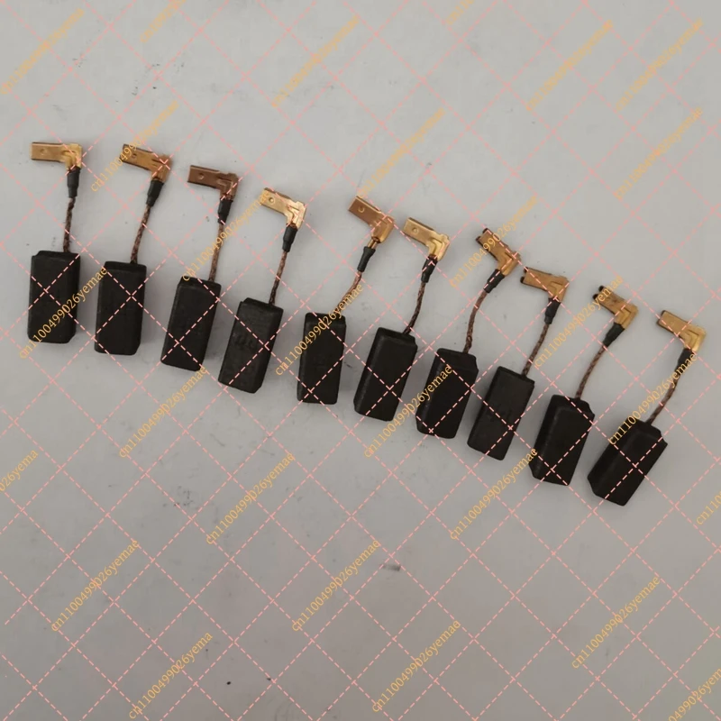 10 Pcs Motor Carbon Brushes - Direct Fit for DeWalt N183725 & DWE4050/DWE4051/DWE4056/DWE4057/DWE4157/DWE4884 Grinders