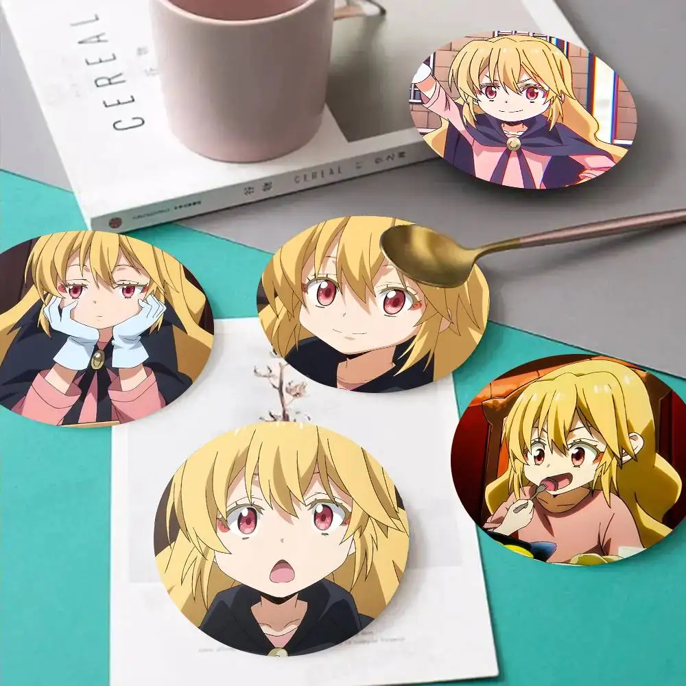 1pc Alice Rondo Anime Characters Wooden Coaster Colour Printing Cup Mat Home Desk Decoration Gifts
