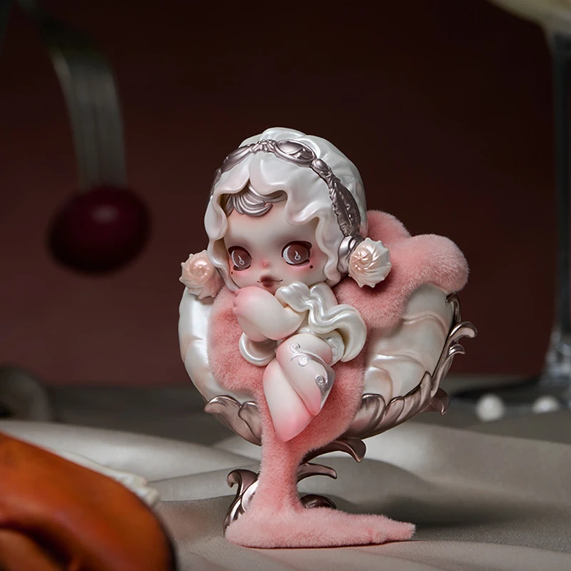 POPMART SKULLPANDA The Feast Begins Series صندوق أعمى تخمين حقيبة ألعاب أصلية دمية لطيف أنيمي الشكل الحلي هدية