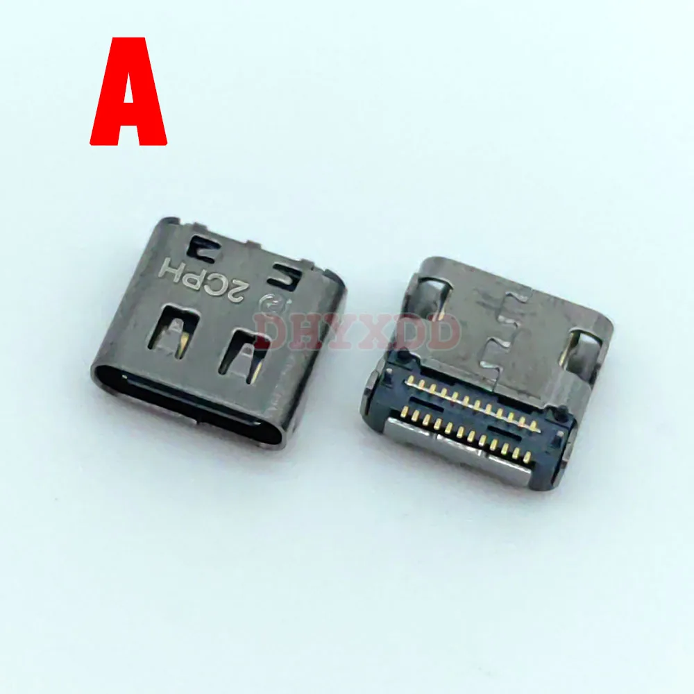 2-10pcs type-c energie zdvihák pro rokle zeměpisná šířka 5285 5289 7389 5290 7390 USB typ C nabíjení levý bok lodi konektor