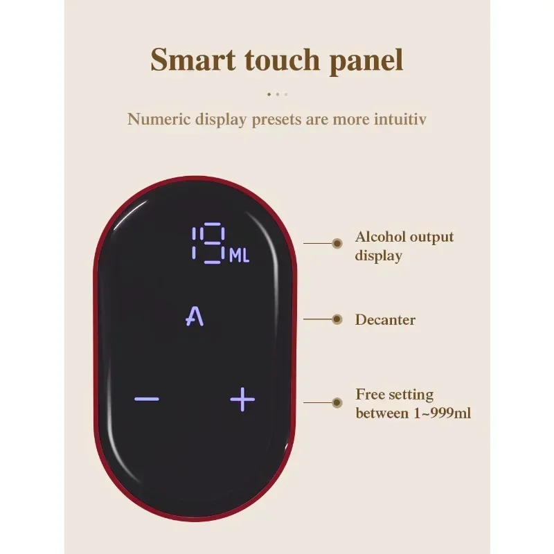 Intelligent Sensor Electric Baijiu Distributor Press Type Pump Party Party Drink Machine