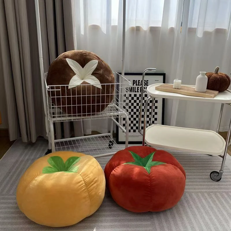 ﻿   Neue Sofa Erker Fenster Kissen Schlafzimmer Zimmer Dekoration Ins Stil Nette Kleine Ornamente Pilz Tomaten Kissen Kissen