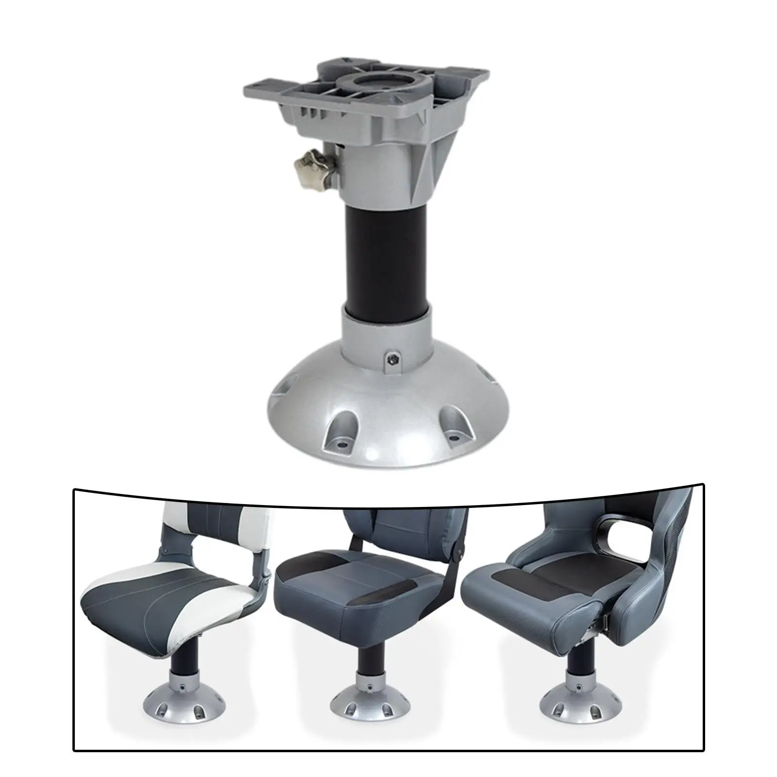 

Boat Seat Swivel Base Seat Plate Bar Stool Shock Post Stand Swivel Bracket
