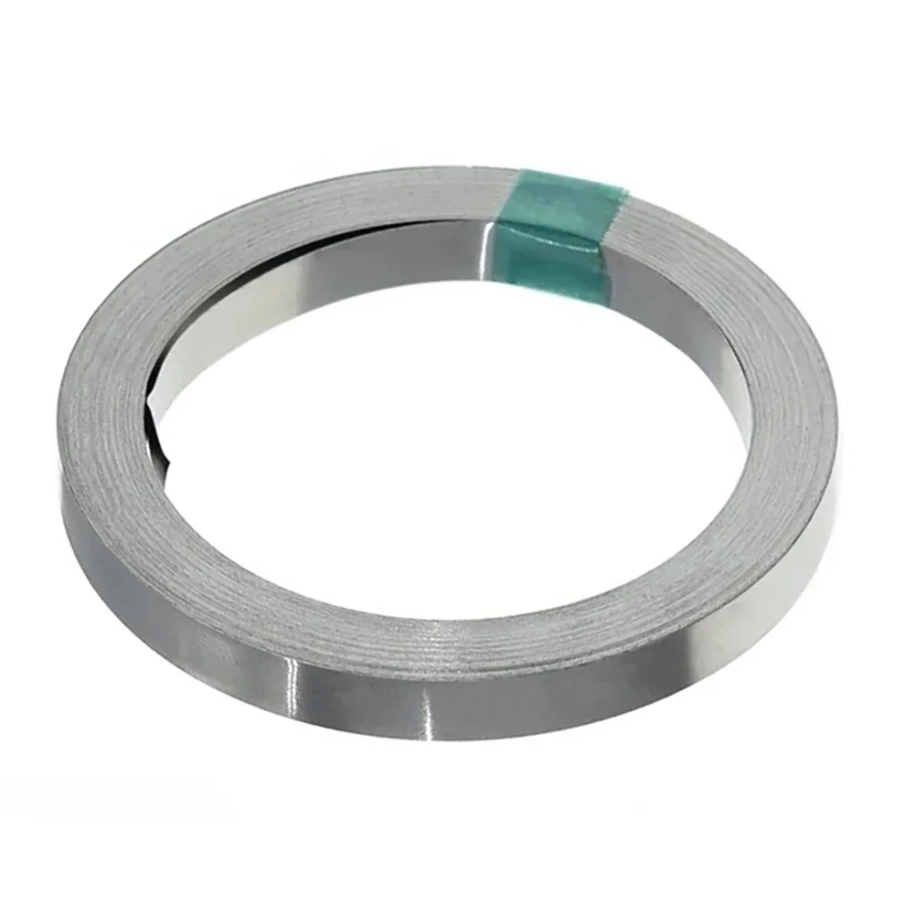 Lithium Battery Nickel Belt Nickel Sheet Plate Steel 0.2mm*8mm*5m Spot Welding Tape Silver For Power Tools Accessories