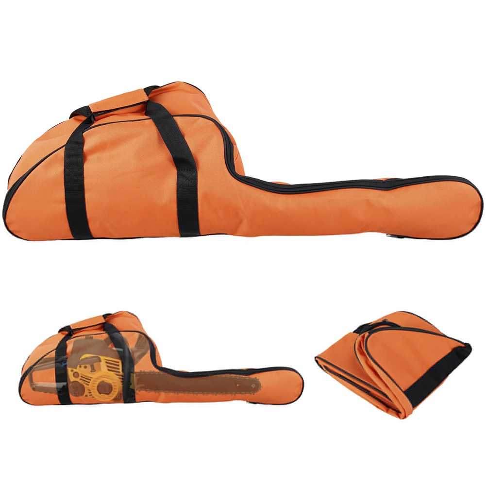 

Chainsaw Bag Carrying Case Portable Protection Waterproof Holder Fit For Chainsaw Storage Bag Orange