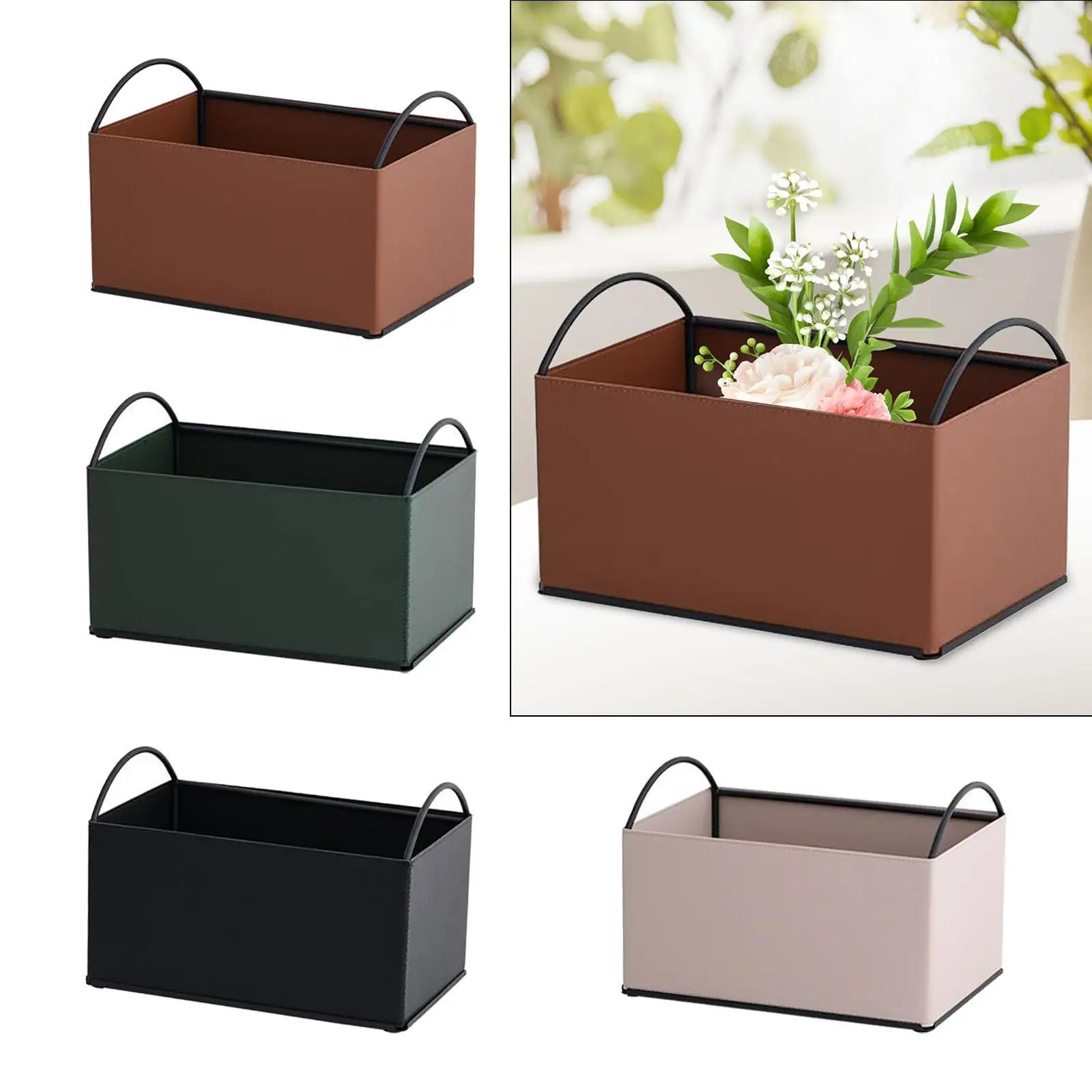 

Desktop Storage Organizer Versatile Perfume Organizer Elegant Valet Tray Organizer for Vanity Home Table Living Room NightStand