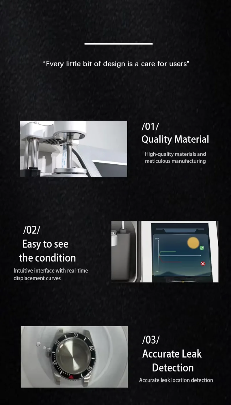 NEW 3rd Electronic Water Resistant Testing Machine Device Air Pump Waterproof Tester Hydraulic Source Watch Case with printer