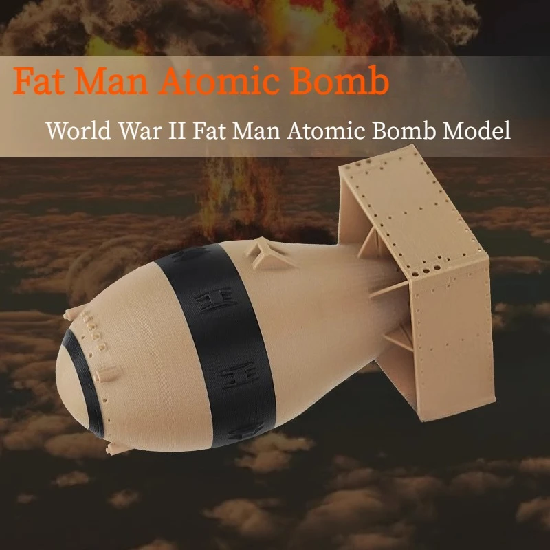 

3D-печать, военные модели Второй мировой войны, модель Газасаки Fat Man, демонстрационные предметы и предметы коллекционирования военных энтузиастов