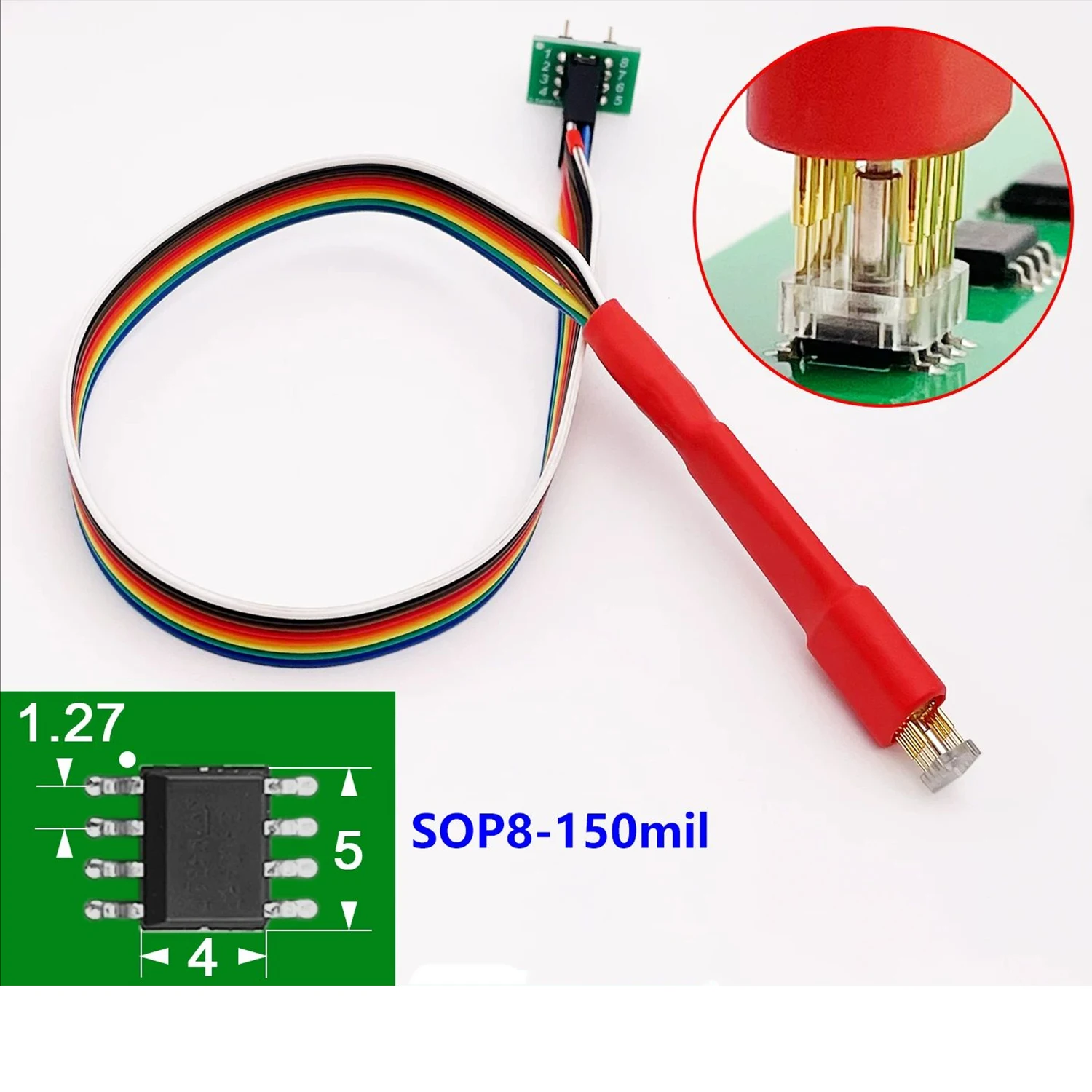 TSSOP8 Programming Write Test Probe Download Cable Automotive Instrumentation Memory Chip Non-Destructive Microchip MiniSOP