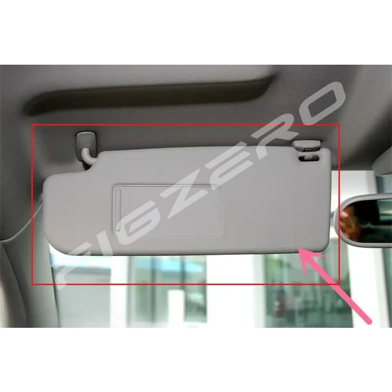 

Sun Visor Plate Makeup Mirror Sunshade Board Grey Beige Left Right for Volkswagen Beetle 2006 2007 2008 2009 2010 2011