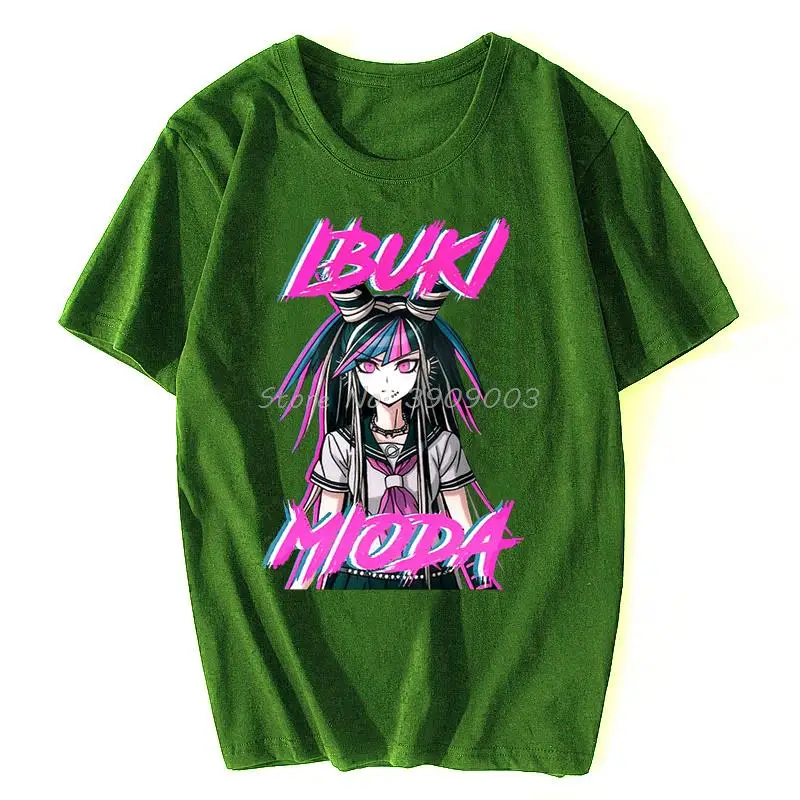 Danganronpa Makoto Naegi Monokuma Game Man TShirt Ibuki Mioda Individuality T Shirt Graphic Streetwear Hipster Anime Tees Men