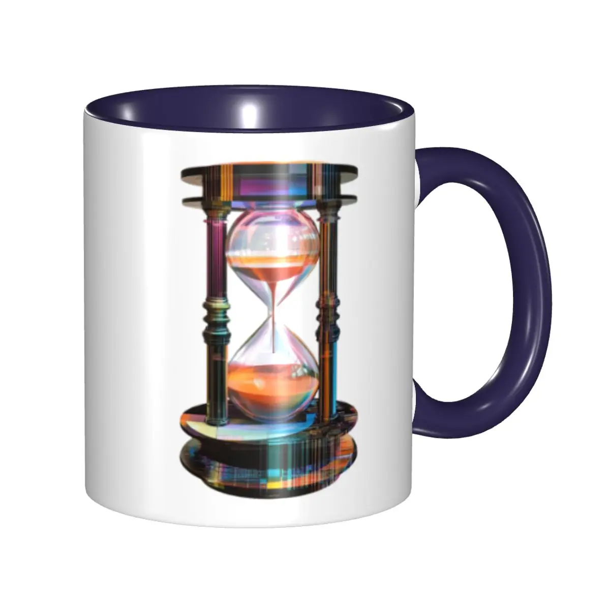 

Чашка Time Is Running Out, забавные керамические кофейные чашки, чайные кружки, чашка для молока, посуда для напитков, подарок для женщины и мужчины