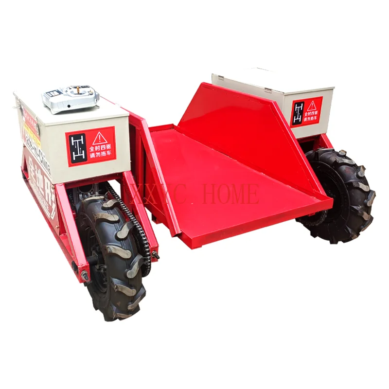 400-500kg All-terrain Transport Vehicle Mountainous Orchard Farm Remote Control 4WD Off-road Site Transport Truck