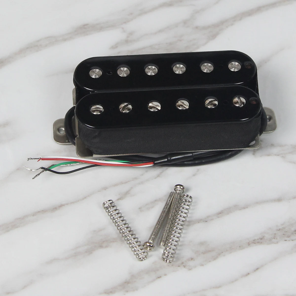 FLEOR Electric Guitar Alnico 5 Humbucker Pickup 14K Guitar Bridge Pickup Black