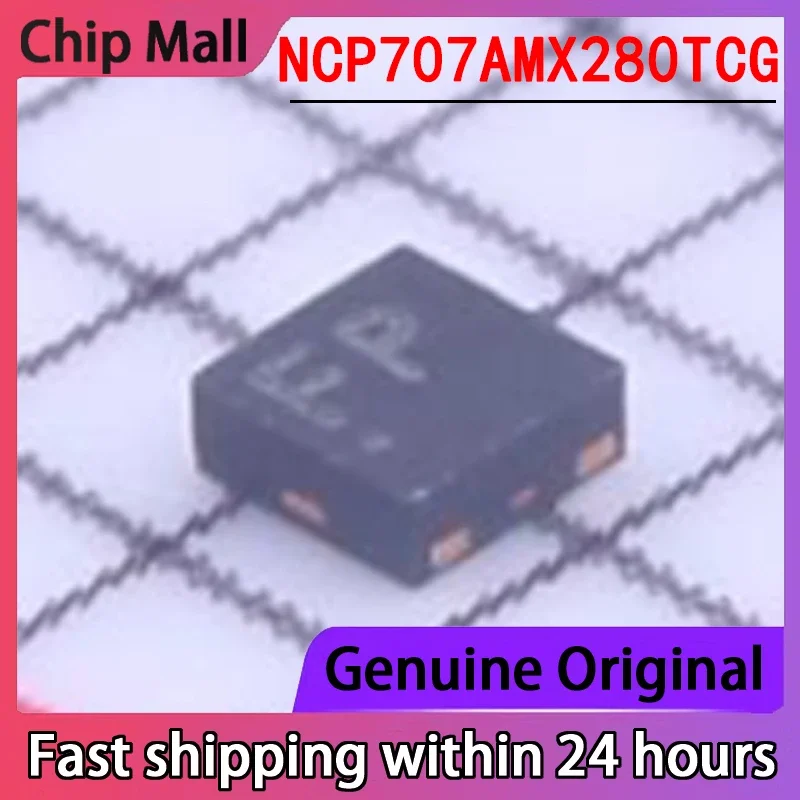

10PCS New Original NCP707AMX280TCG Package XDFN4 5.5V 2.8V 200mA Linear Regulator