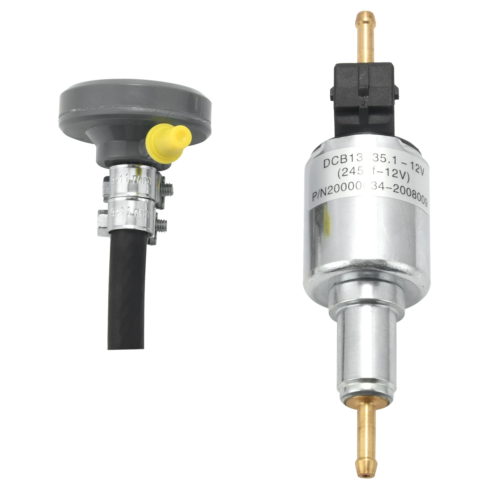Bomba de combustible del calentador WF-12V DP30 con amortiguador 86115A 86115B, reemplazo para calentador Webasto