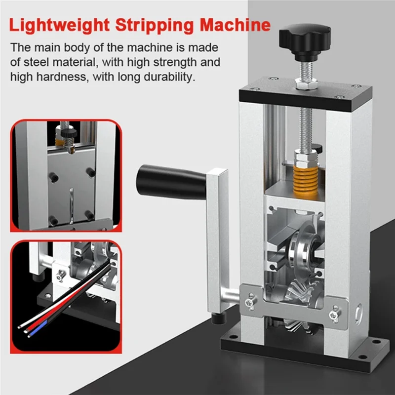 

1-25Mm Wire Stripper Manual Wire Stripper Portable Electric Cable Stripper Can Be Used With Hand Drill.