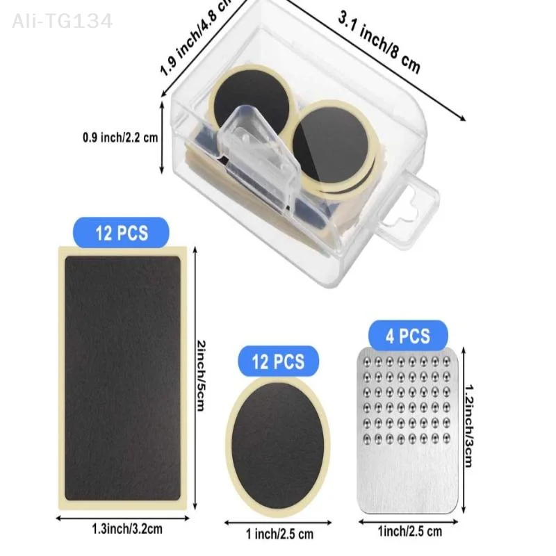 رقع إطارات دراجة عالية الجودة بدون غراء لإصلاح الإطارات السريعة، 10/20/30 مجموعة، ملحقات الدراجة اللاصقة سريعة الجفاف #3