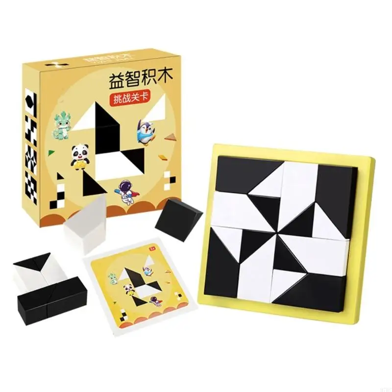 

97BC Logical Training Toy Toy Block Puzzle Creative Mind Challenge Sensory Development Game для семейной активности