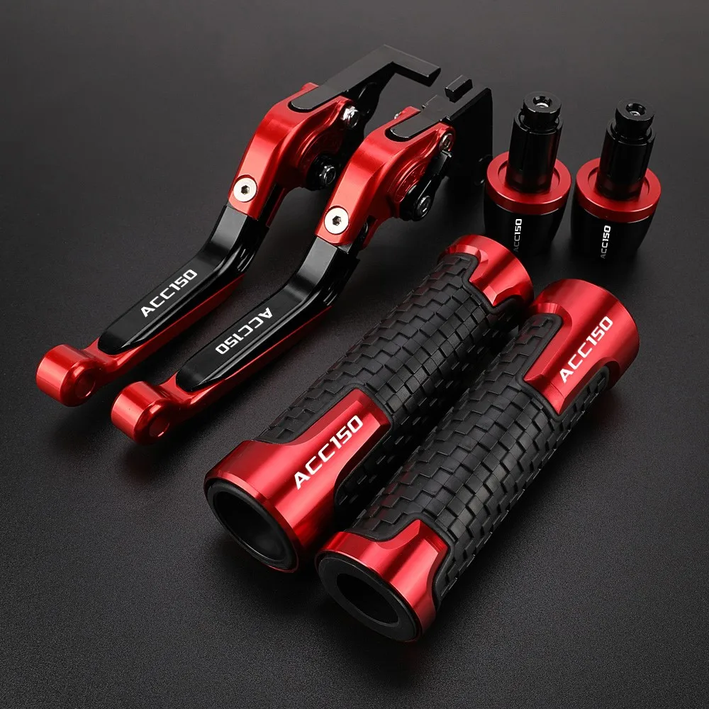 2025 2024 2023 Motorcycle For KYMCO ACC150 ALLYEARE 2022 2021 2020 Brake Handle Adjustable Brake Clutch Levers Handbar End Grips