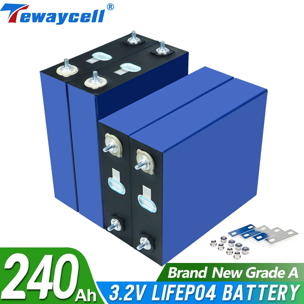 New!!! 310Ah 280Ah 240Ah 200Ah Lifepo4 Battery 12V Grade A Rechargeable battery pack for Electric car Solar Energy EU US Tax