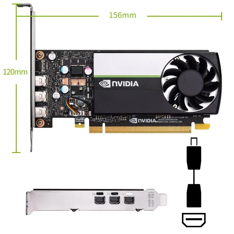 Best-Selling Gpu graphics card Quadro T400-4GB Graphics Card GDDR6 GPU Computer Desktop Game Office