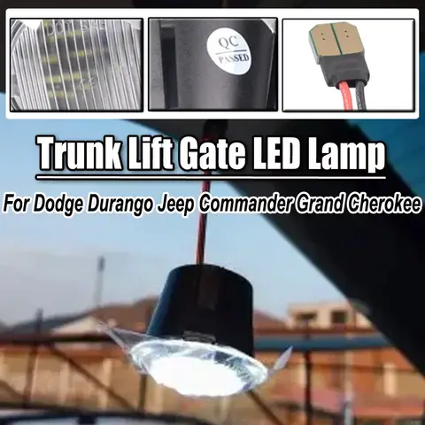 Dodge Durango Jeep Commander Grand Cherokee Chrysler Pt Cruiser 인테리어 영역 카고 램프 용 흰색 카고 트렁크 리프트 게이트 Led