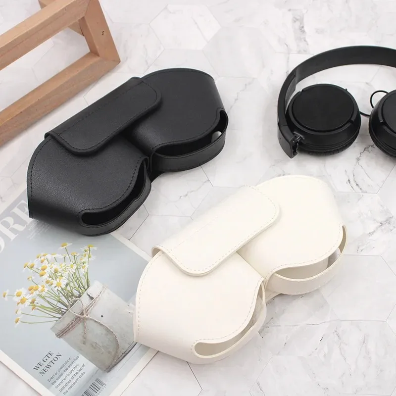 Leather Soft Case For Airpods Max Headphone Protective Cover Headset Shockproof Anti-drop PU Cover For Airpods Max Anti-scratch