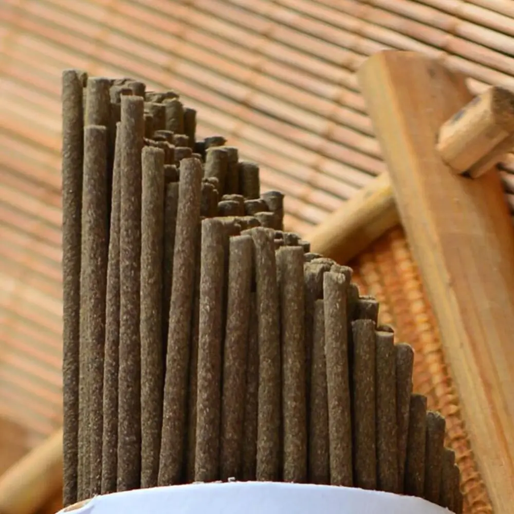 1/2Box Sandalwood Mugwort Scent Incense Stick Tranquilize Mind Home Office Bedroom Refreshing Scent Sleeping Aiding Natural